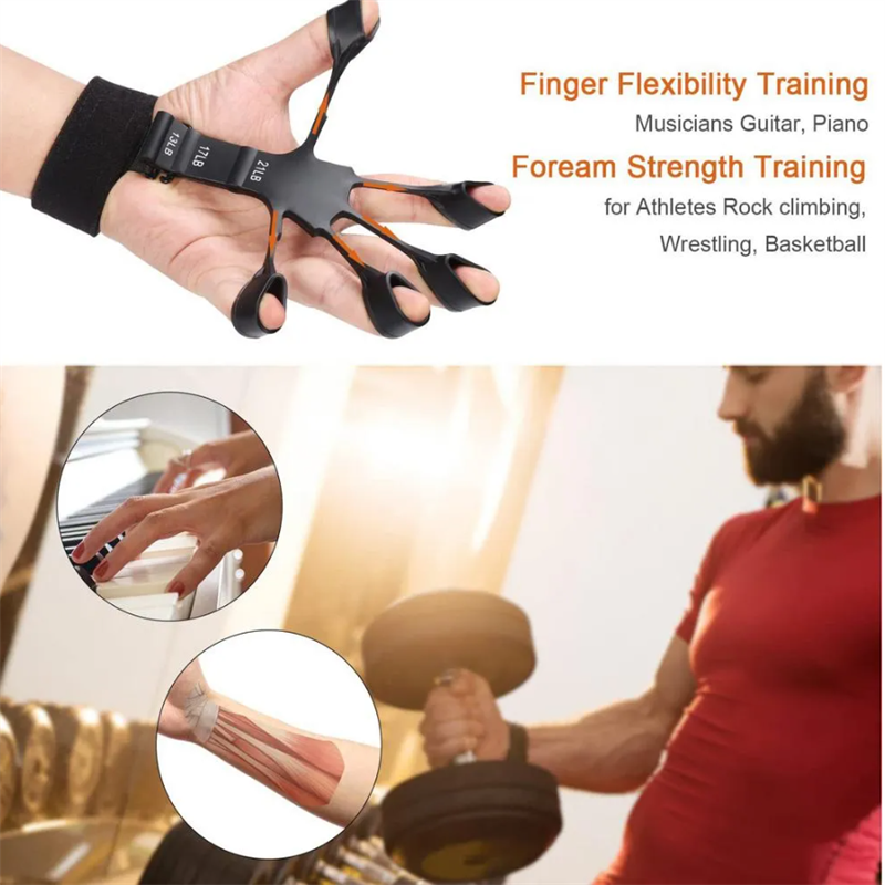 Finger Silicone Device For Strengthen Rehabilitation Training