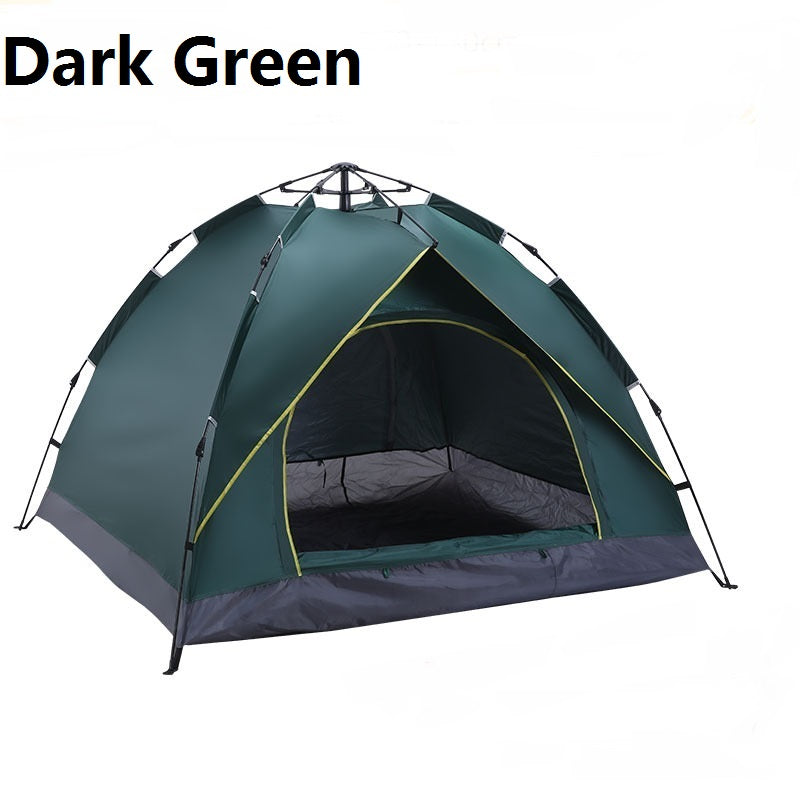 Automatic Spring Type Quick Opening Rainproof Sunscreen Camping Tent