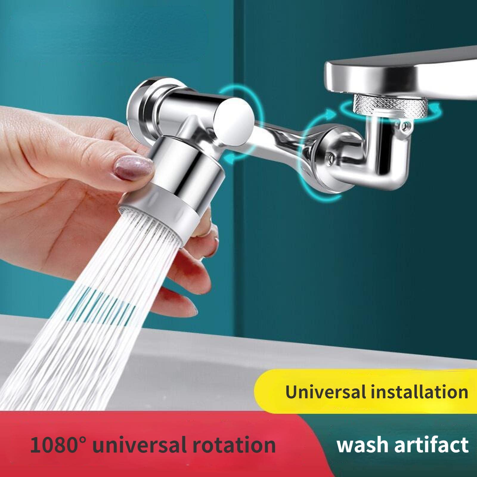 Faucet Aerator Extender Splash Resistant Shower