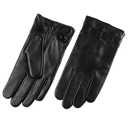 Warm and cashmere sheepskin gloves
