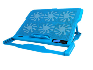 Blue Smart Small Laptop Cooling Pad