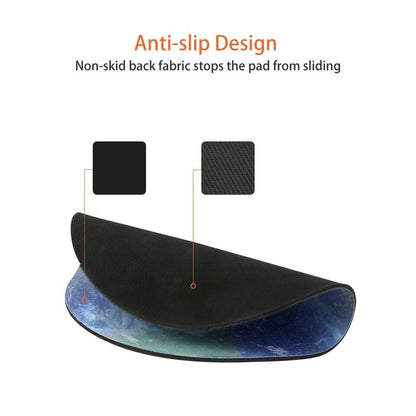 Round Gaming Non Slip Mouse Pad For Notebook 